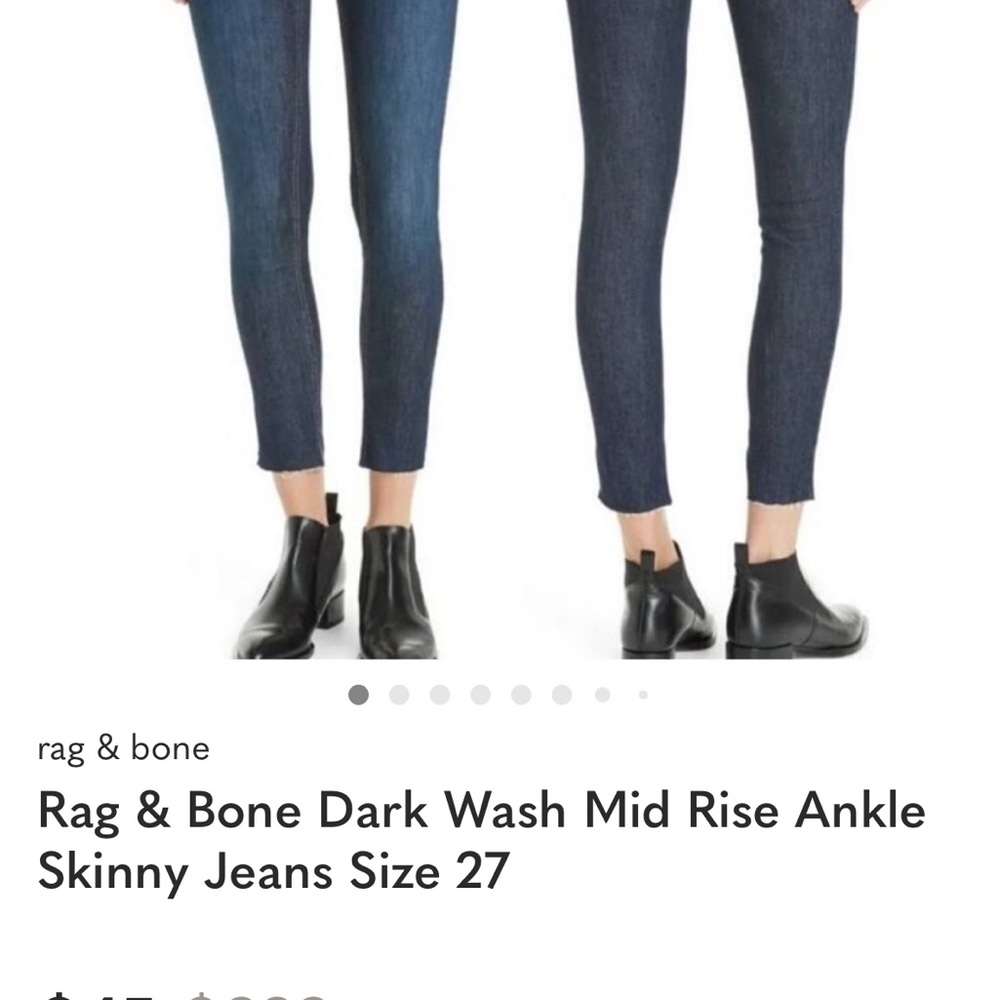 RESELLER BUNDLE: 6 Pairs of Woman’s Denim Jeans (Rag & Bone, Paige, Reformation) - Picture 5 of 8